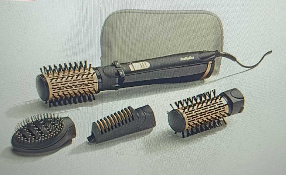 Perie rotativa Babyliss Flawless Hair AS964ROE, 1000 W