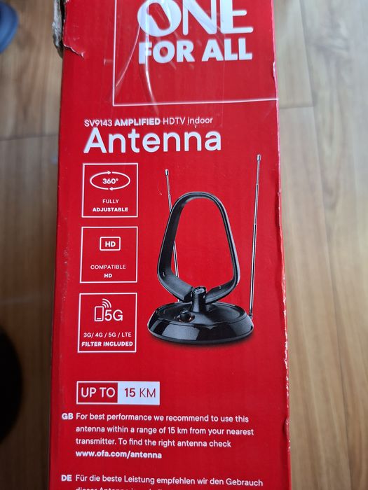 Antena digitala de interior.