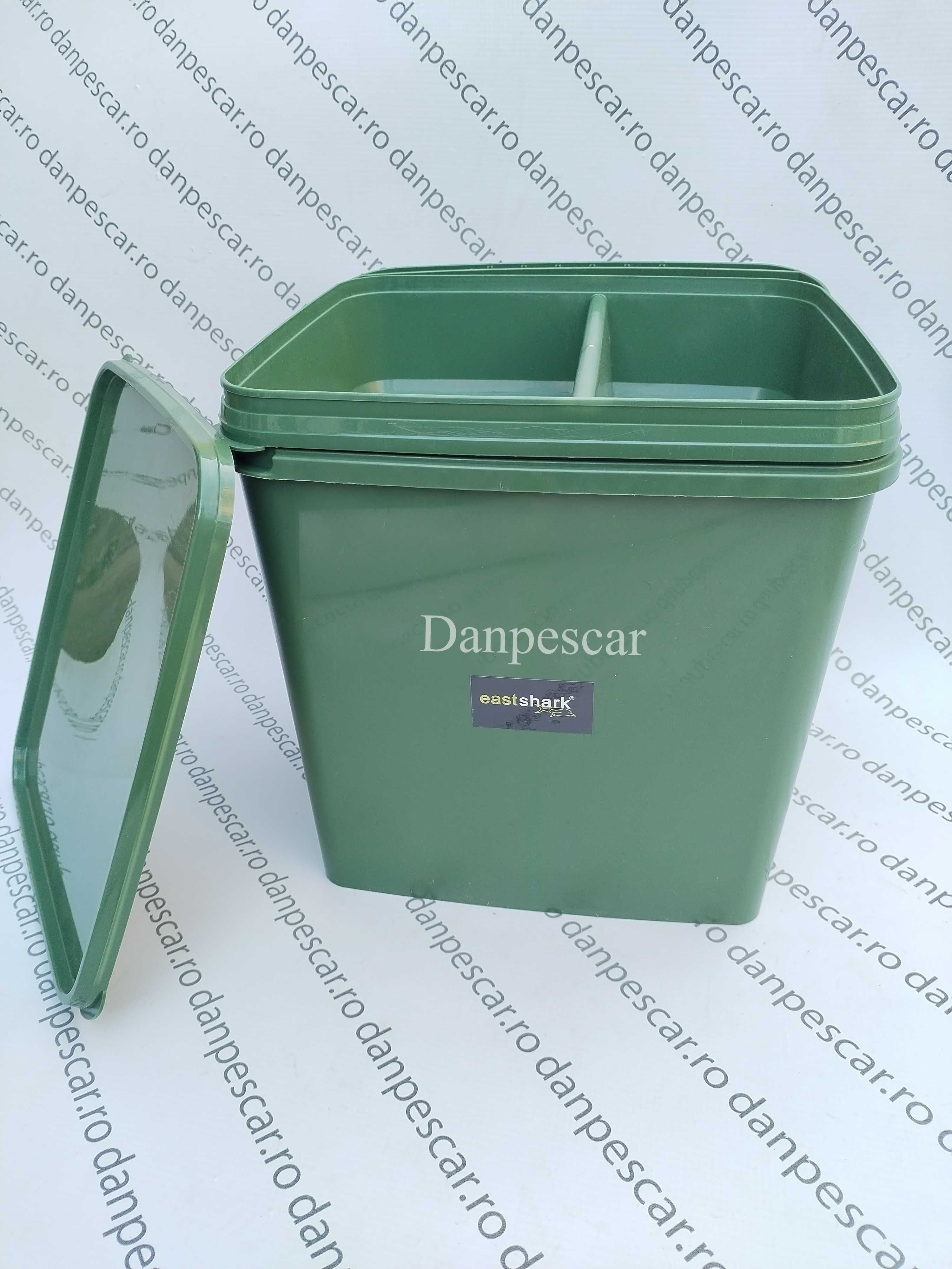 Galeata NADA din Plastic Cu Capac EASTSHARK Plus Tava AccesorIi 17litr