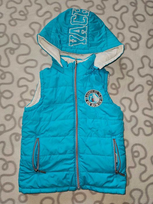 Двулицев Детски Елек без Ръкави - 5-6г