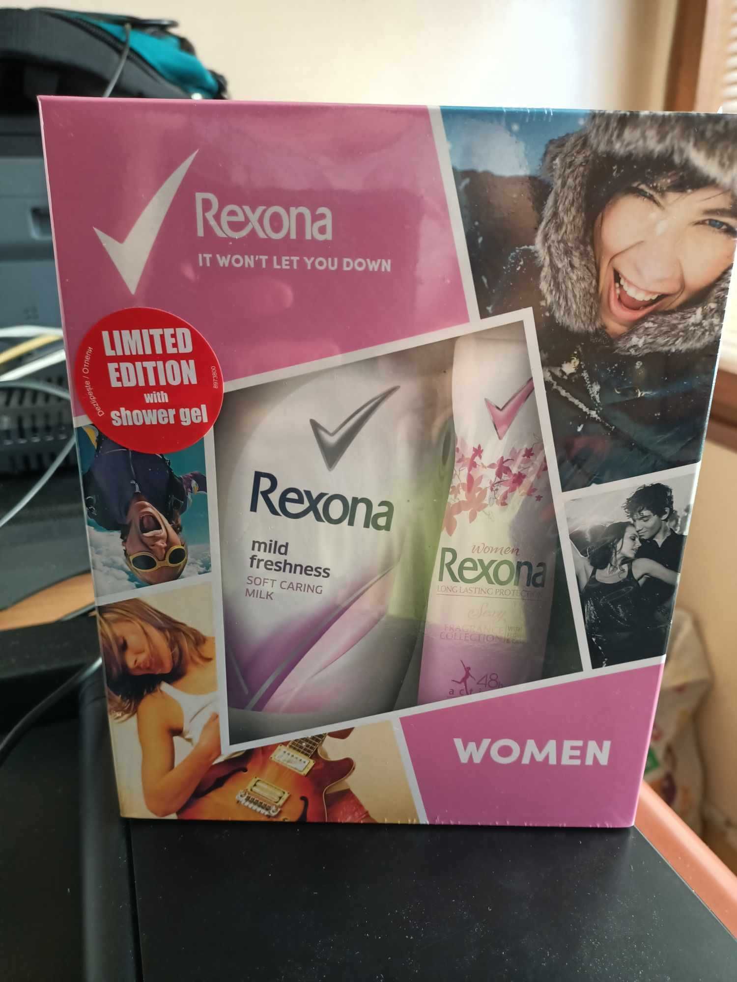 Подаръчни комплекти спрей+душ гел Rexona, вода See me и лосион Velnea