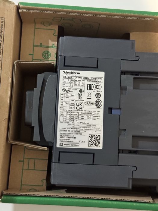 Contactor schneider LC1D50A Schneider Electric