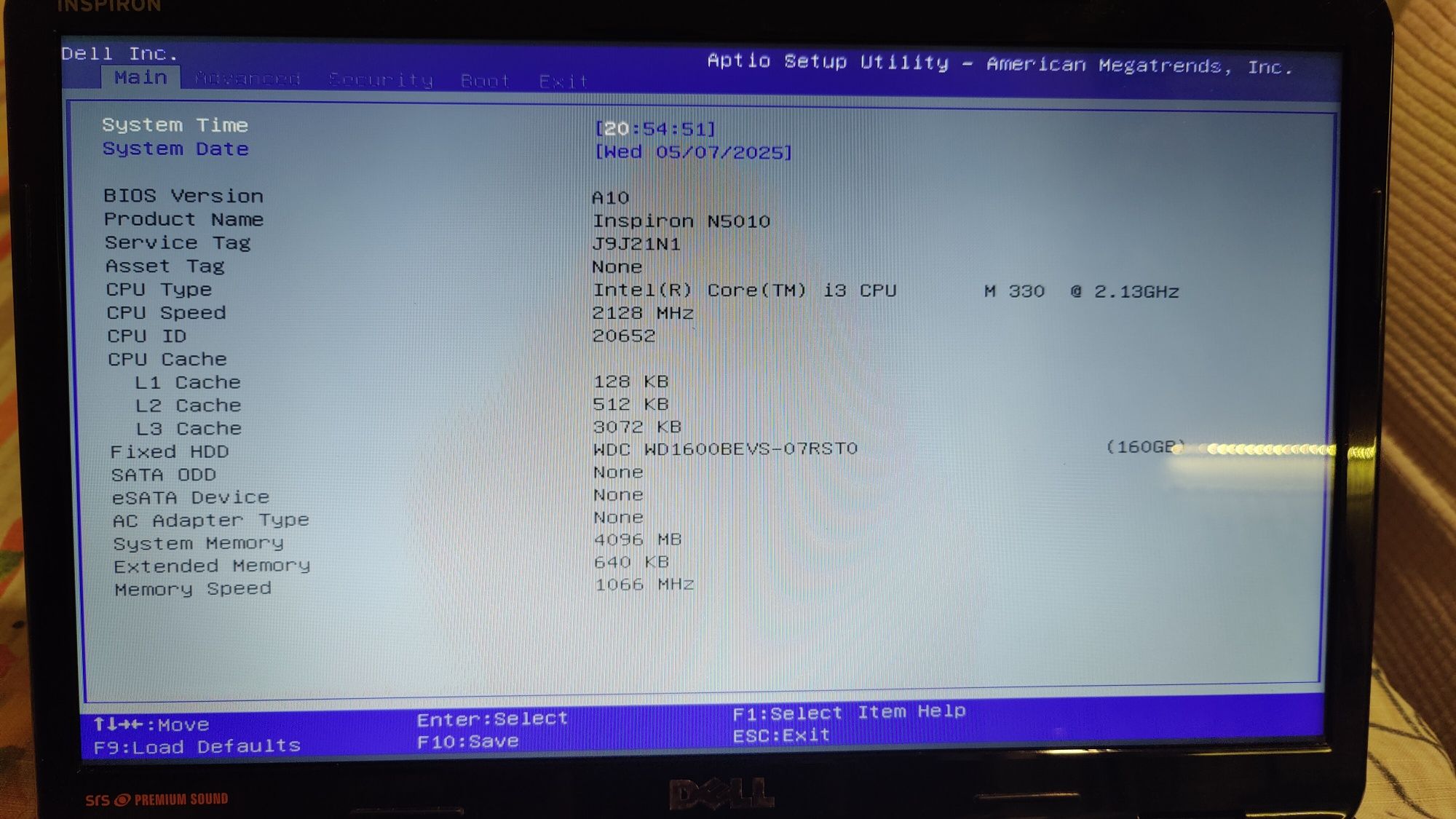 Dell inspiron N5010 i3