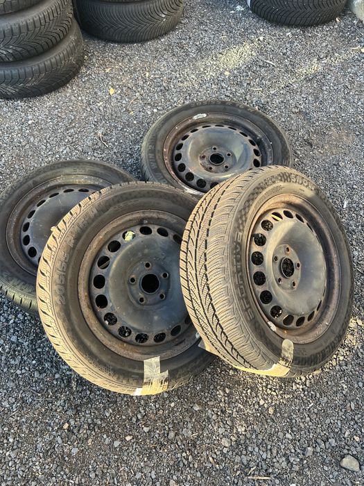 Jante tabla vw 5x112 si cauciucuri iarna 205 55 16