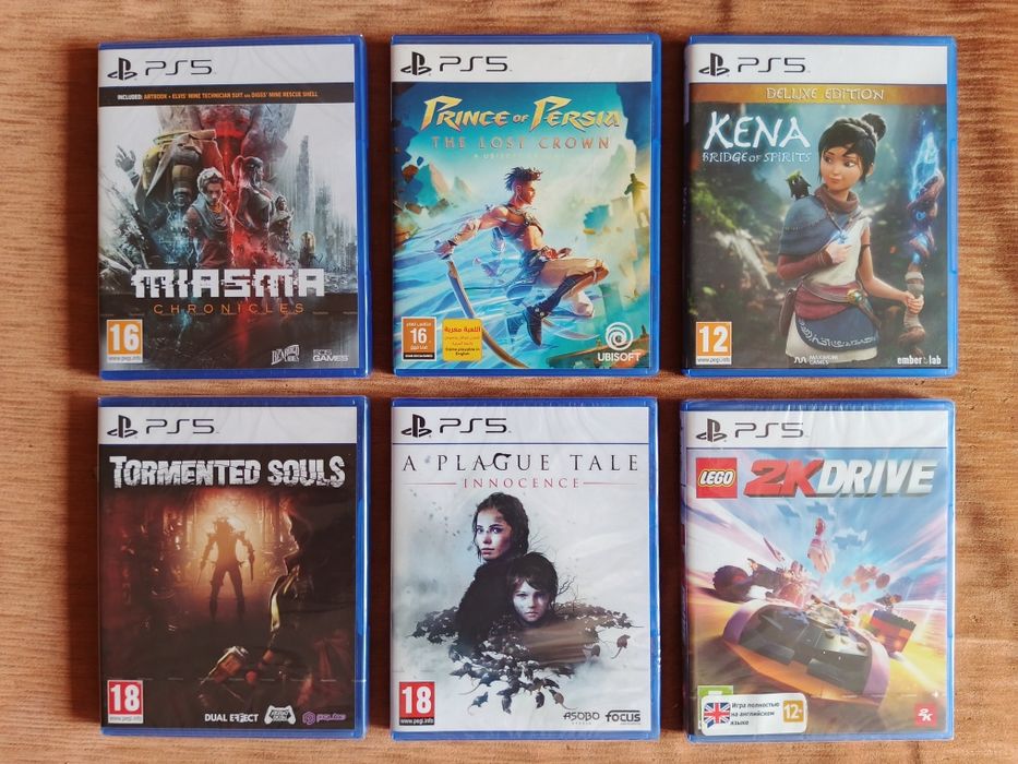 Игры PS5 (Prince of Persia, Tormented Souls и др.)