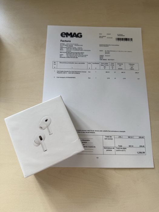 Casti apple air pods pro 2