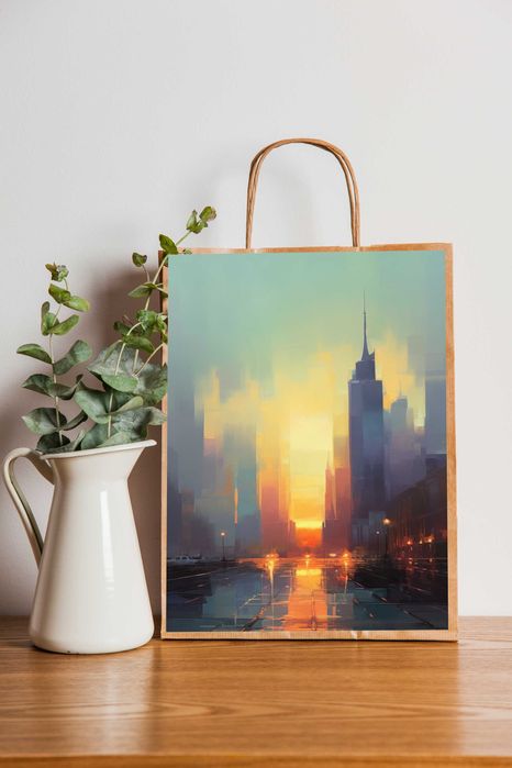 Sacose de hartie/panza personalizate