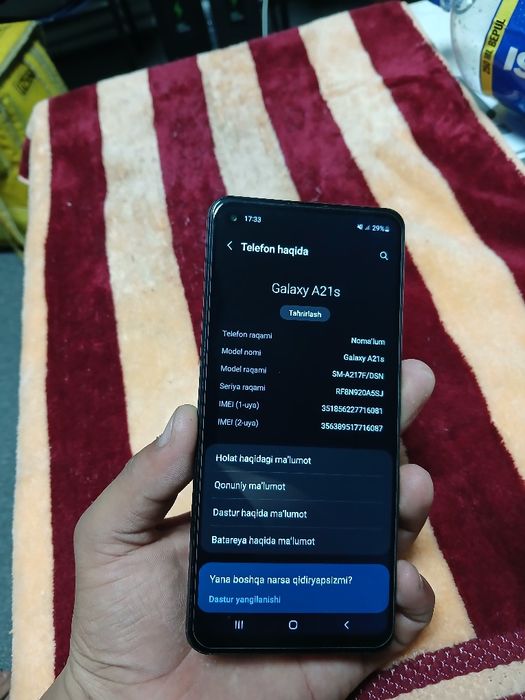 Samsung A 21 S obmenga
