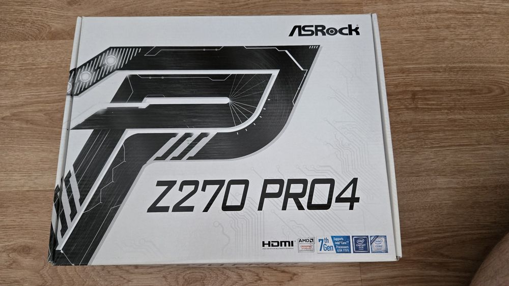 Vând placă de bază ASRock Z270 Pro4 + cutie + accesorii – LGA1151
