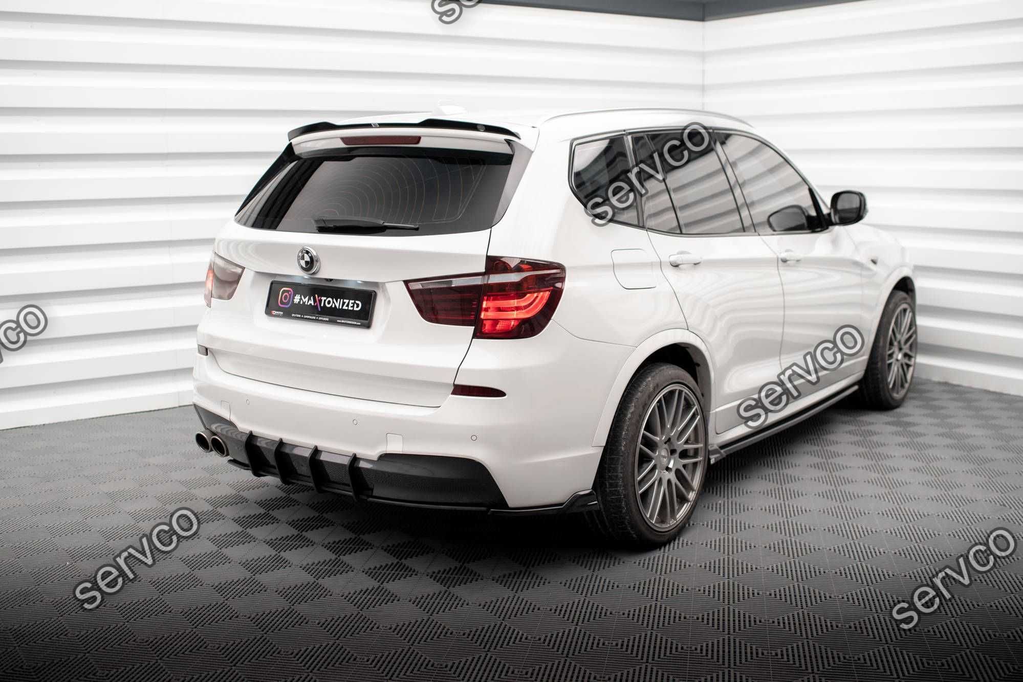 Prelungire difuzor Bmw X3 F25 M-Pack 2010-2014 v3 - Maxton Design