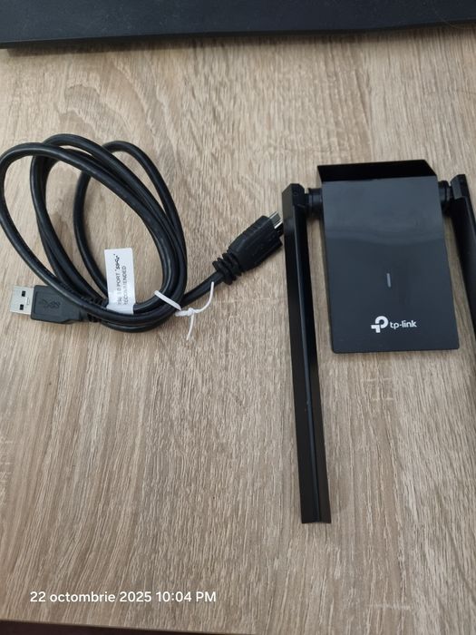 Adaptor Wireless TP-Link Archer TX20U Plus, AX1800, Dual-Band, WiFi 6,