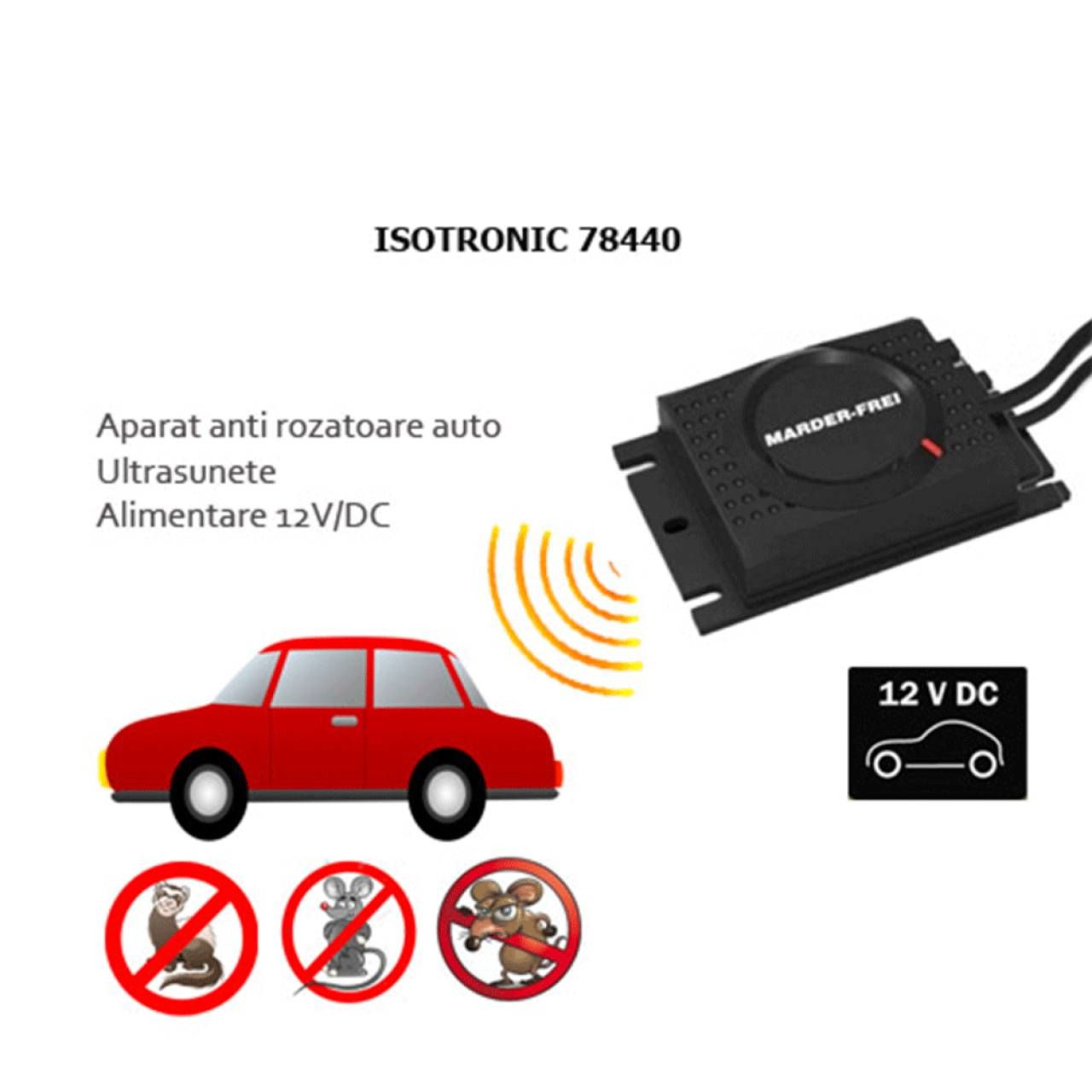 Marten Mice Free - aparat anti rozatoare pentru autovehicule