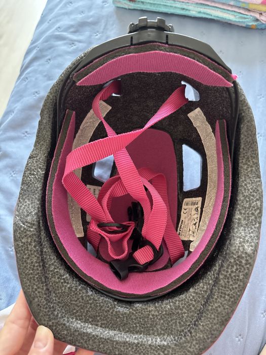 Casca ciclism BTWIN 500 + manusi BTWIN marime 4 ani