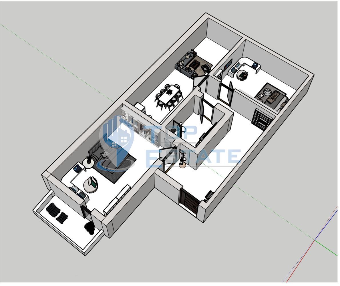 Продава се Тристаен апартамент в Велико Търново, Бузлуджа - 115 кв.м за 1055 €/кв.м - Снимка #2