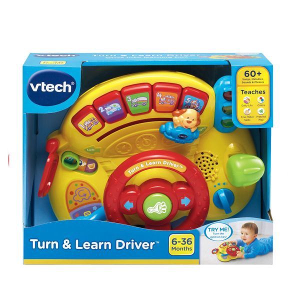 Бебешка музикална играчка Vtech - кормило, волан със звук и светлина