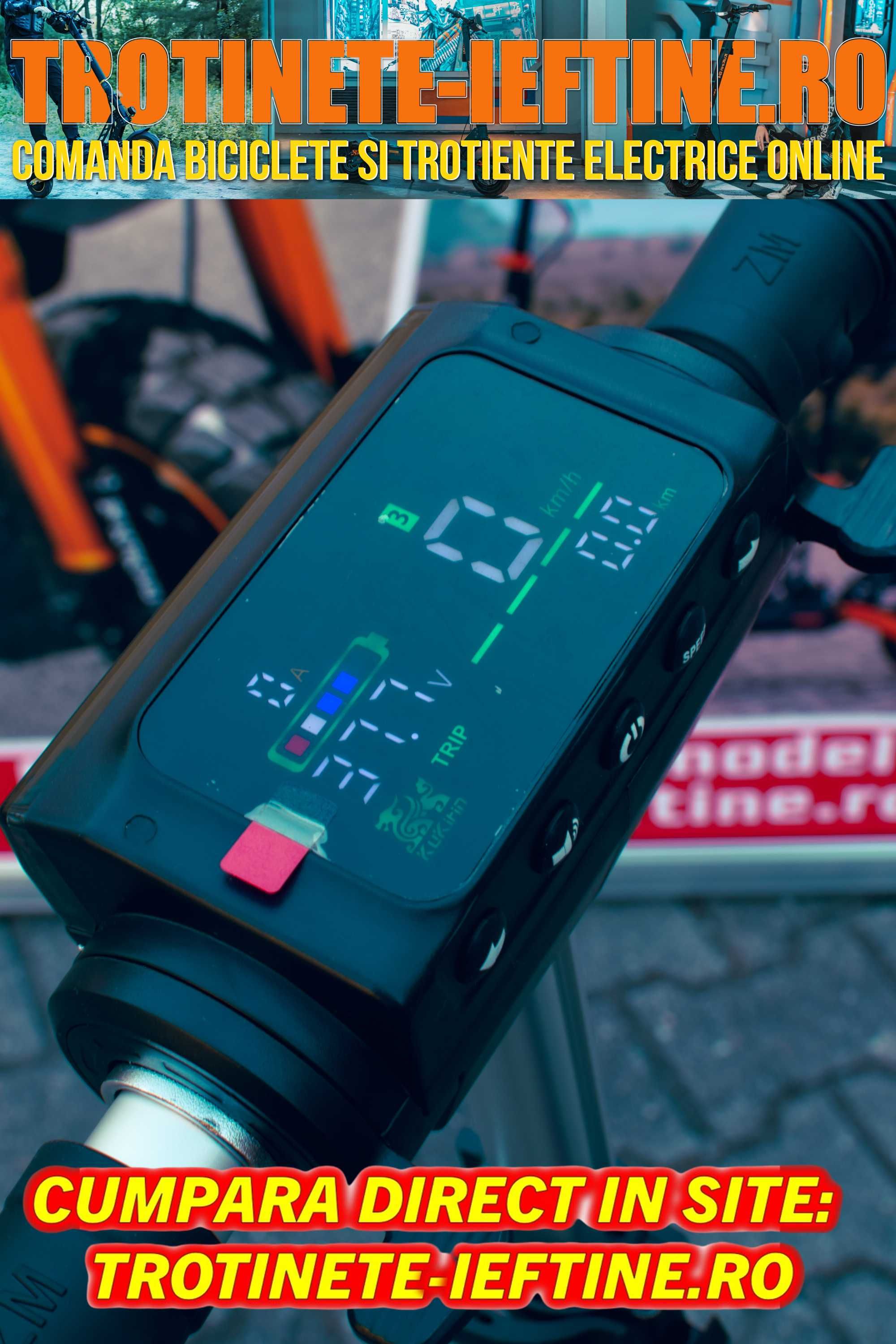 Trotinetă Electrică KuKirin S3 Pro - 350W, 30km/h, Mobilitate