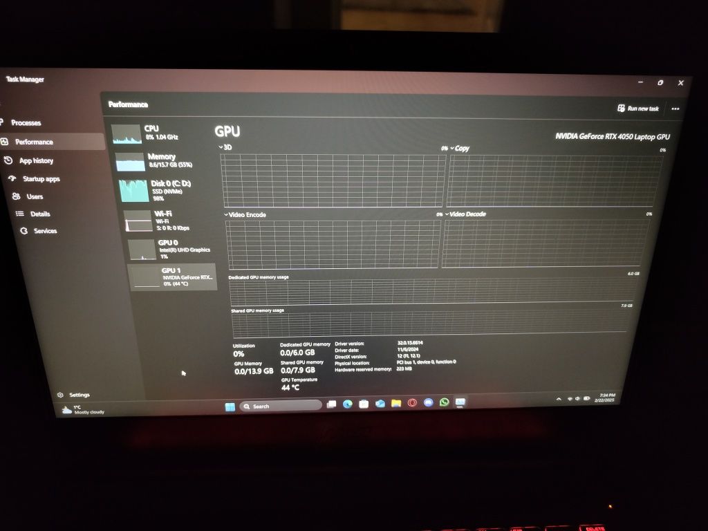 Laptop gaming MSI