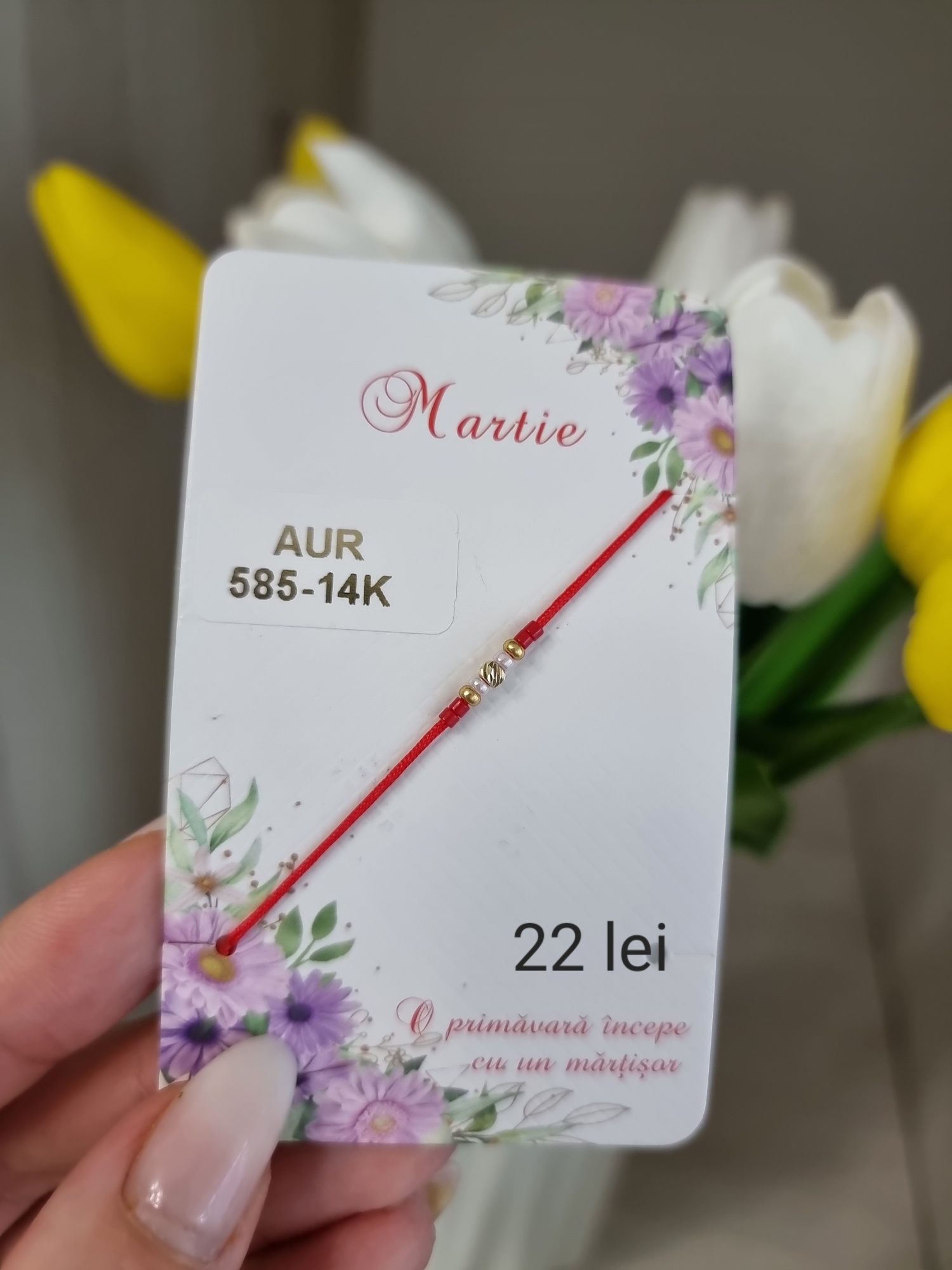 Mărțișor aur 14k