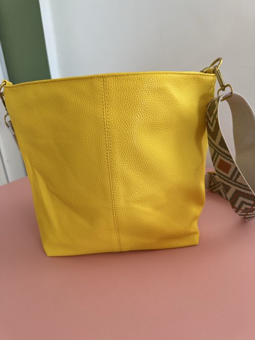 Geanta galbena casual