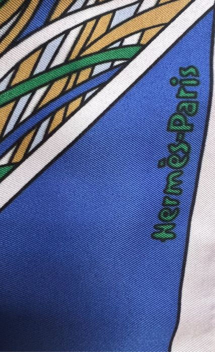 Hermes брендовый платок из Франции. Чистый шелк