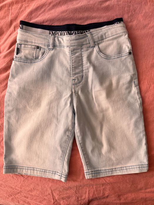 Дънкови панталонки Emporio Armani