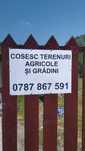 Cosesc terenuri agricole și grădini