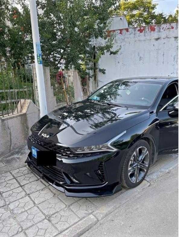 Диффузор переднего бампера губа Kia K5 (Киа К5) 2021+ обвес накладка