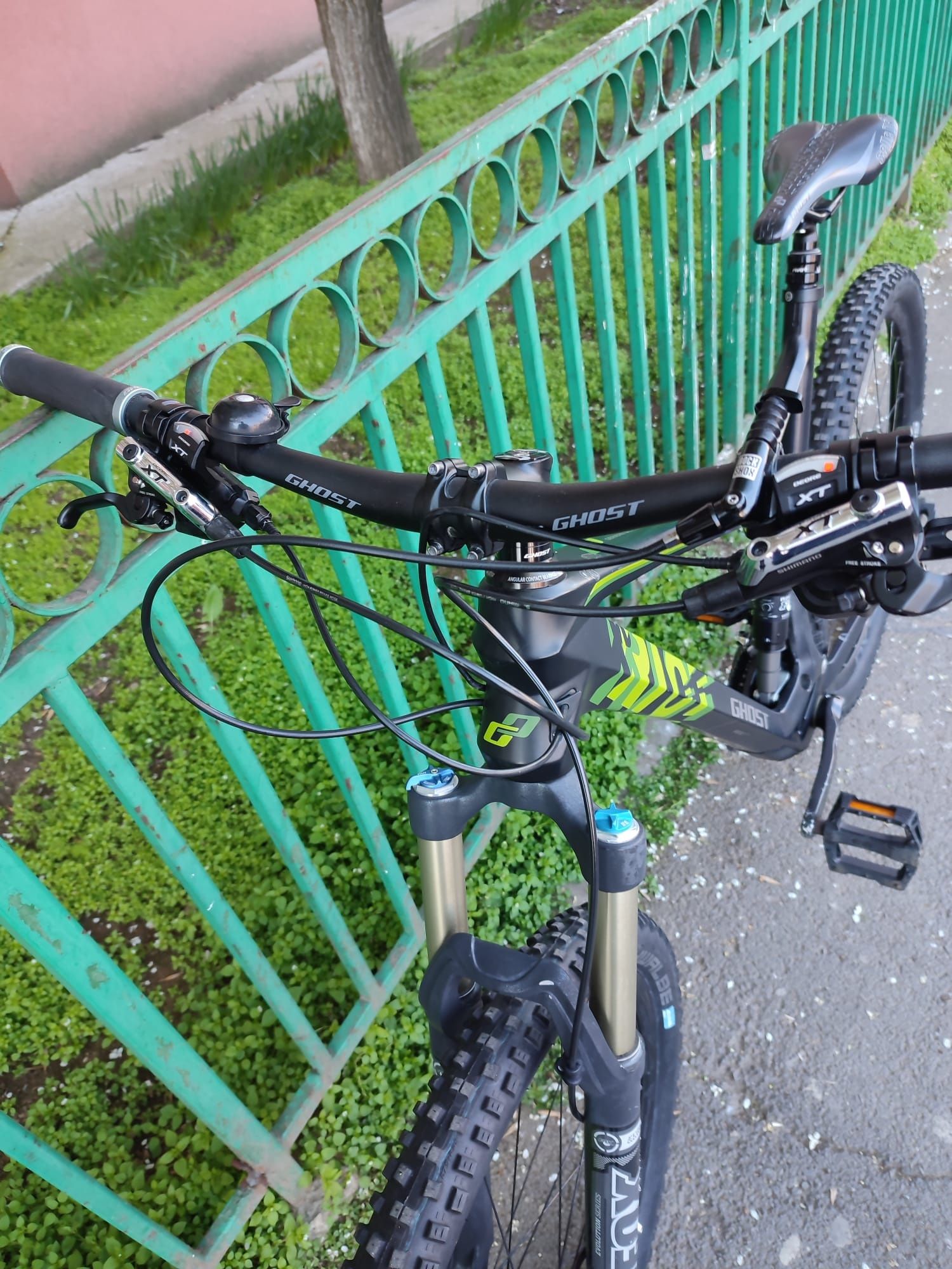 Bicicleta full Suspension, MTB Enduro, Ghost Riot Carbon