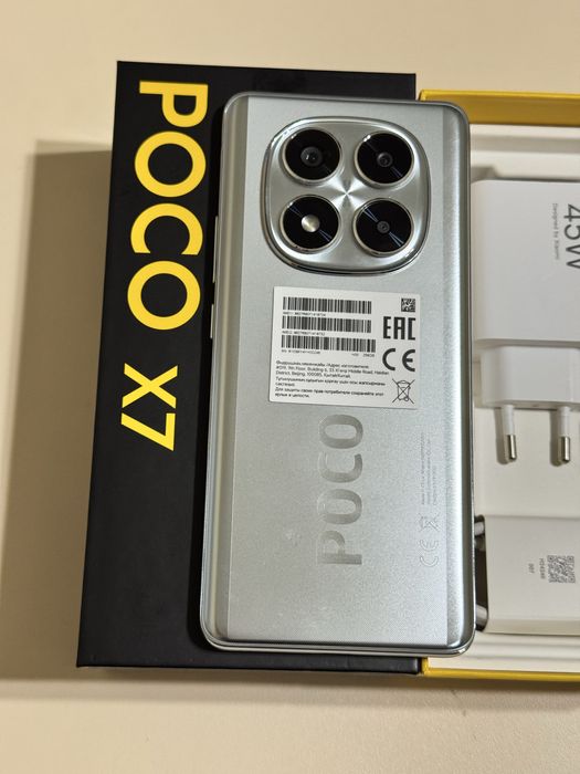 Poco X7 256 gb Ram 12 5G польный комплект