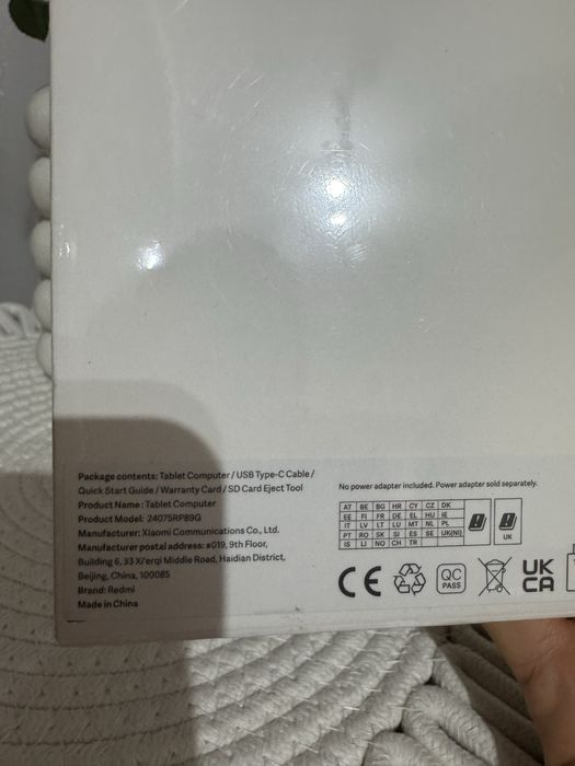 Vand tableta redmi