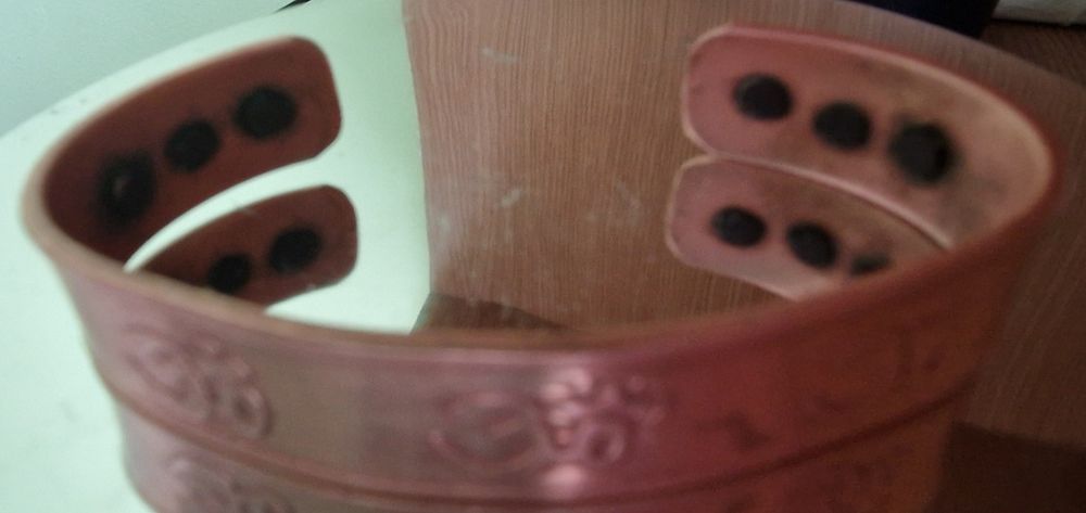 Brățări cupru și Rozalii pietre semiprețioase