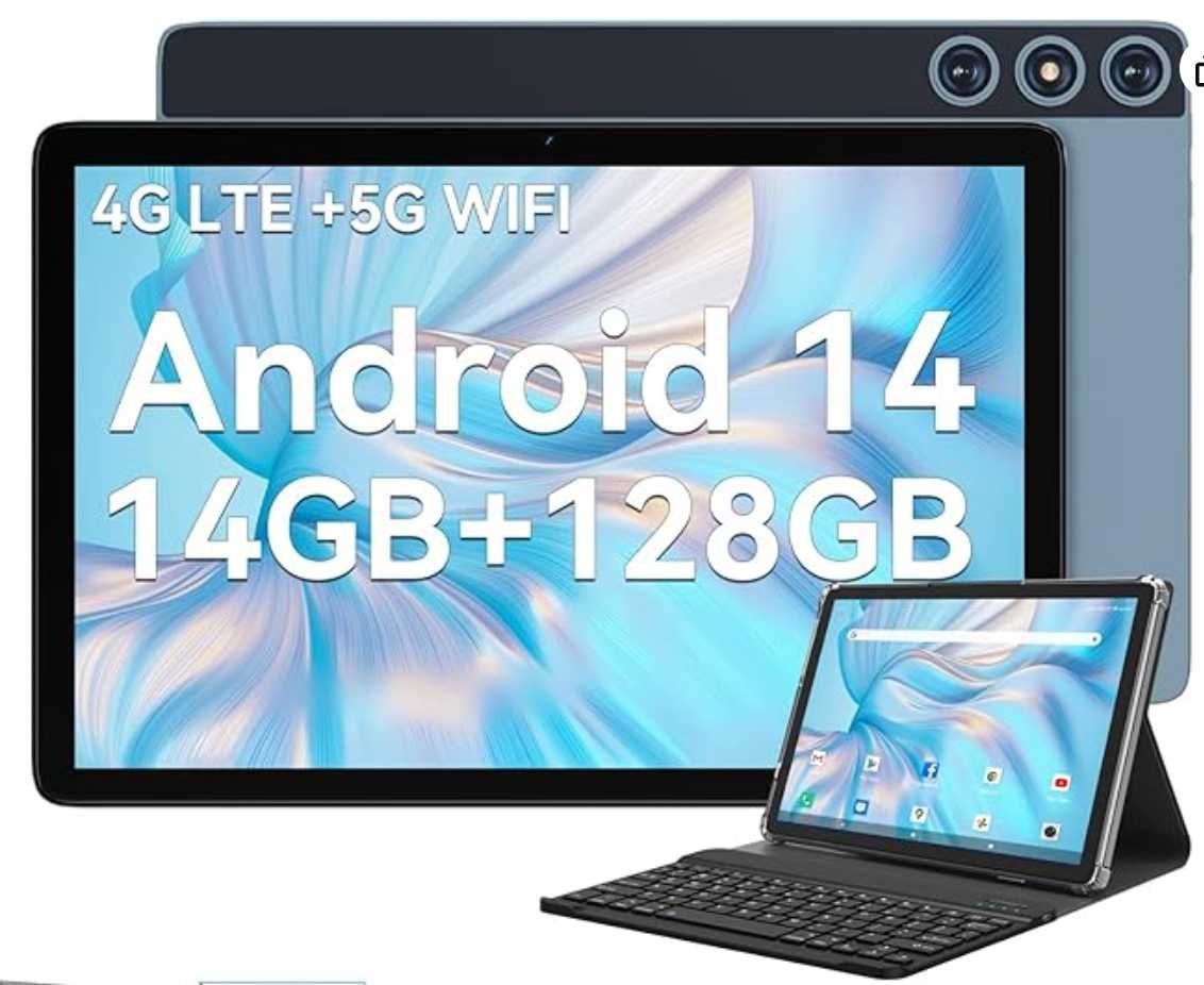 Tabletă  Feonal Android 14, 10 inch, 4G L 14GB + 128GB