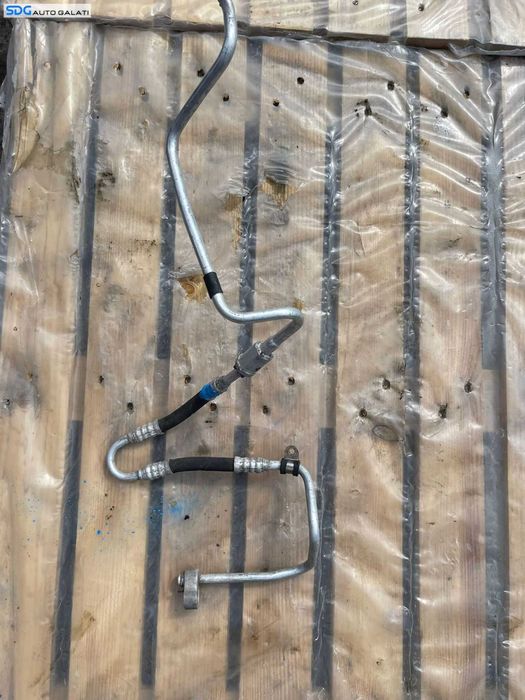 Furtun Conducta Radiator Compresor AC Aer Conditionat Clima Volkswagen Polo 1.2 AWY AZQ BMD 2002 - 2008 Cod 6Q0820741A 6Q0820741D