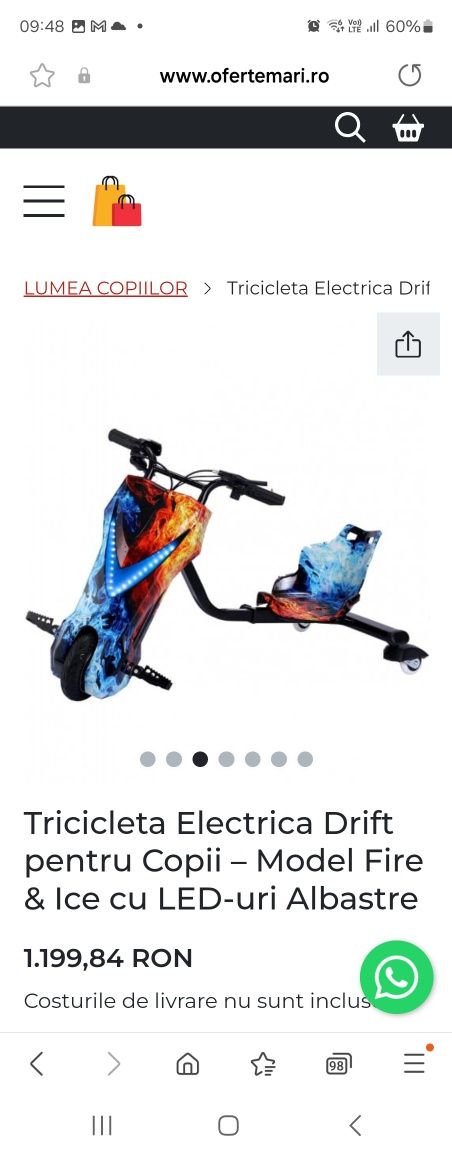 Tricicleta electrica drift