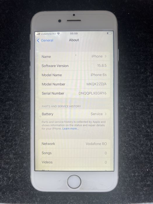 Iphone 6s neverlock 16gb