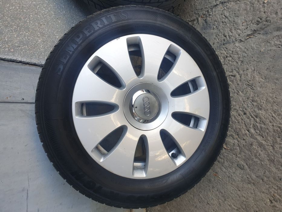 Jante aliaj Audi 16'' , 5x112 cu anvelope de iarna