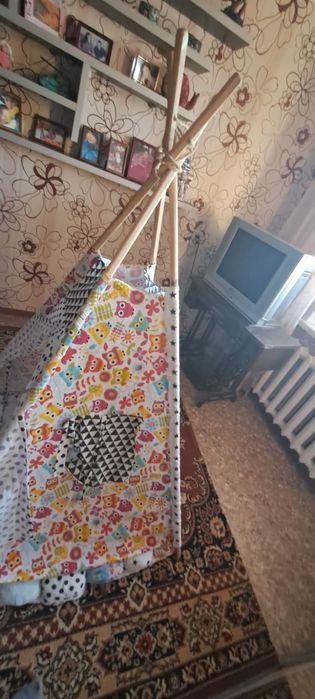 Вигвам с одеялом мягким