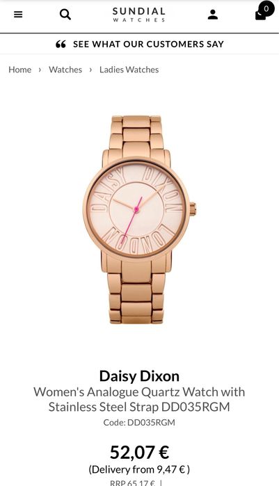 Ceas de dama Daisy Dixon London