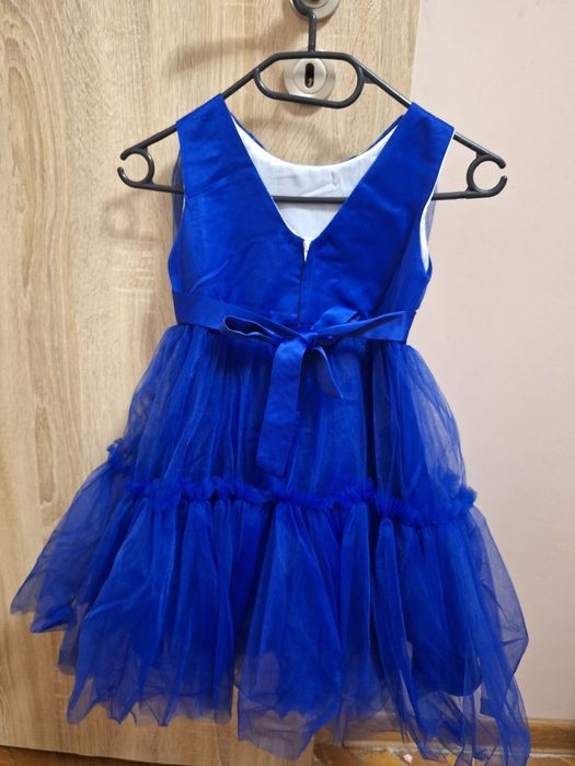 Синя детска  рокля