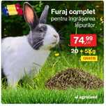 Furaj Iepuri 20kg + 5 GRATIS
