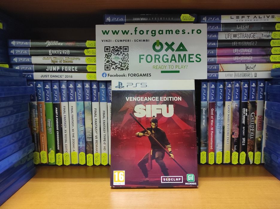 Joc PS5 Sifu Vengeance Edition PS5 steelbook Forgames.ro