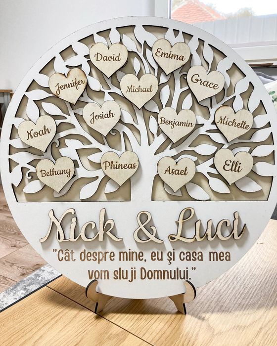 Copacul familiei cu suport