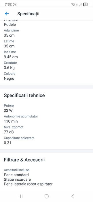 Aspirator robot Xiaomi