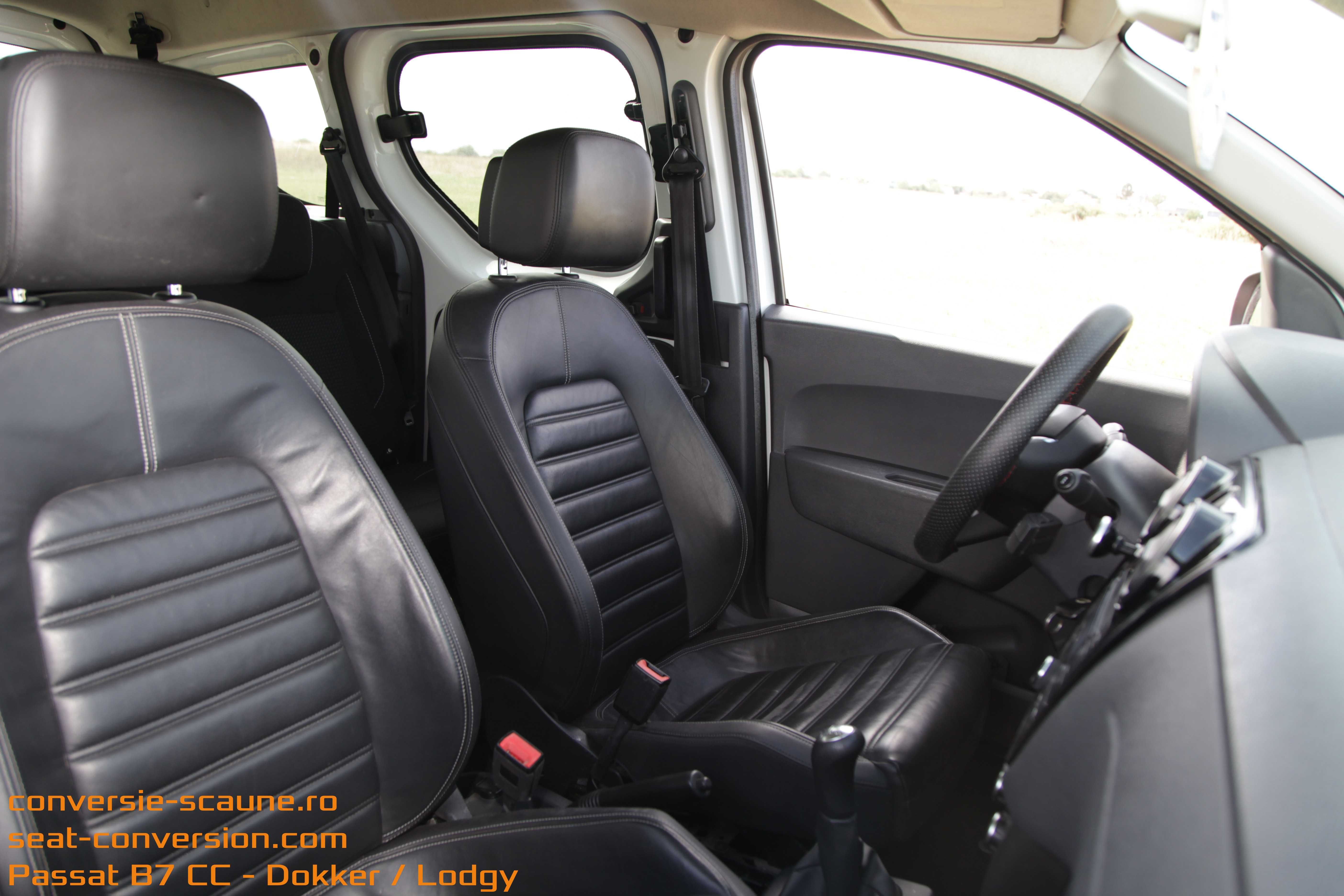 Sistem adaptare scaune de Passat B7 CC pe Lodgy Dokker