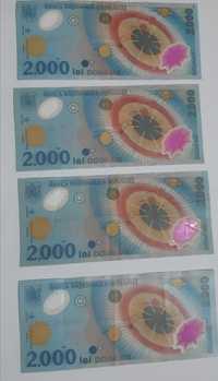 Vând bancnote 2000 lei ediție limitată 1999