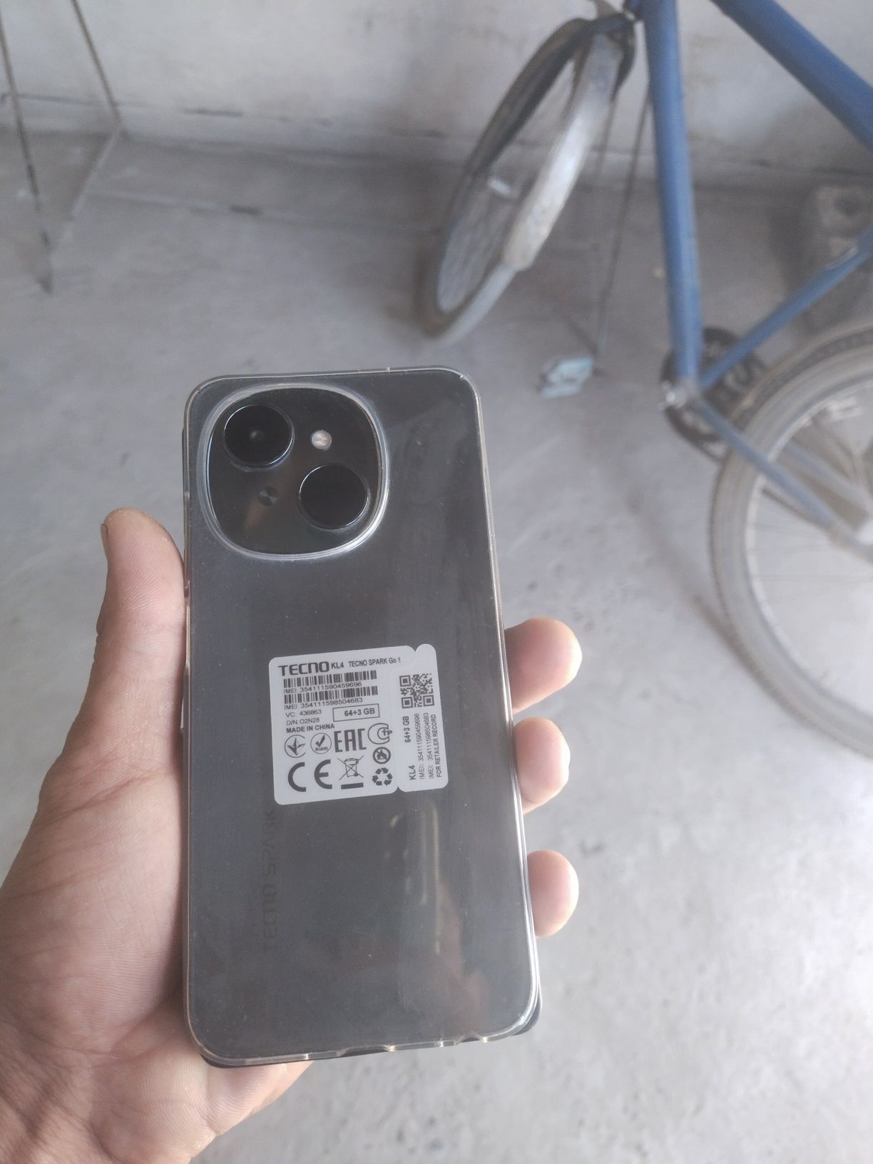 Tecno spark go1  sotiladi