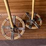 Vintage bete ski bambus piele
