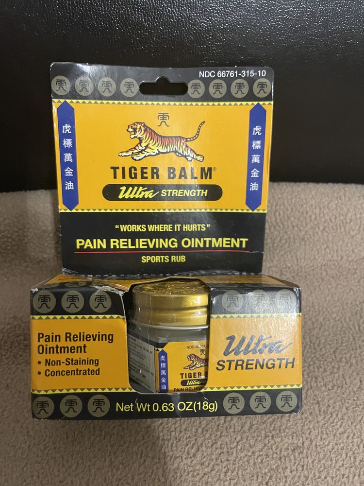 Vând Balsam original Tiger Balm efect analgezic 18 gr