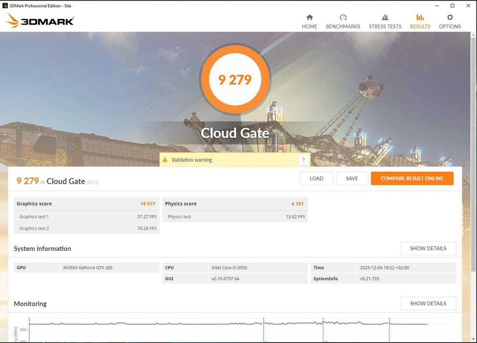 Placa video gaming vintage Evga Nvidia GTX 285 1Gb DDR3 512 bit
