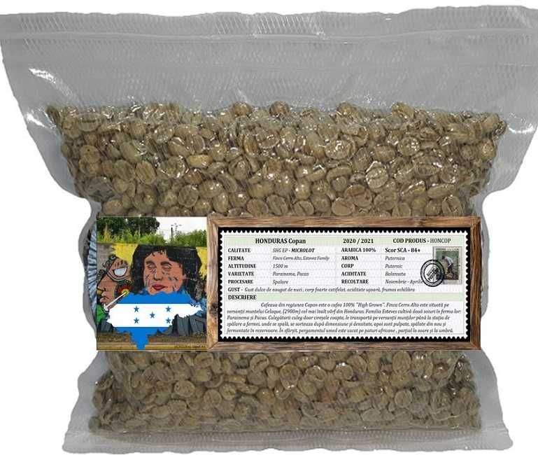 Cafea Verde HONDURAS COPAN Finca Cerro Alto - MICROLOT 2021